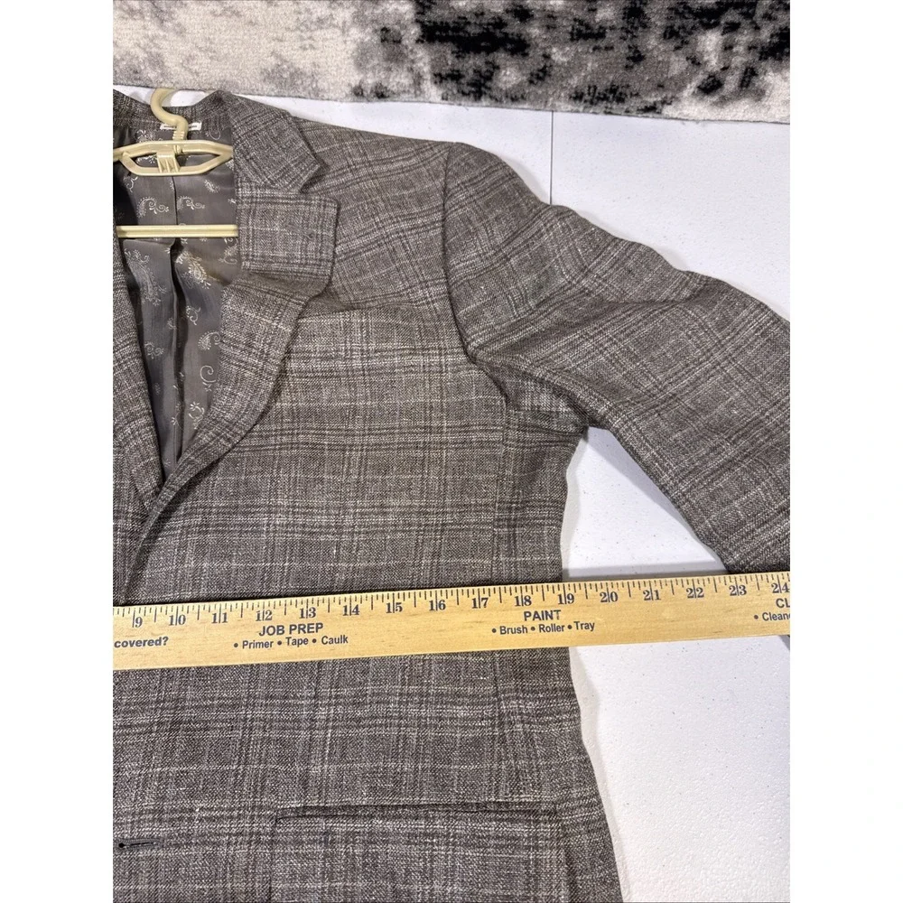 Joseph Abboud Nova Fides Sports Coat Blazer Mens 38 100% Linen Woven Spring